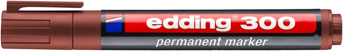 Marcador permanente edding E-300 Cafe1