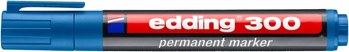 Marcador permanente edding E-300 Celeste1