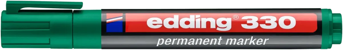 Marcador permanente edding 330 Verde1