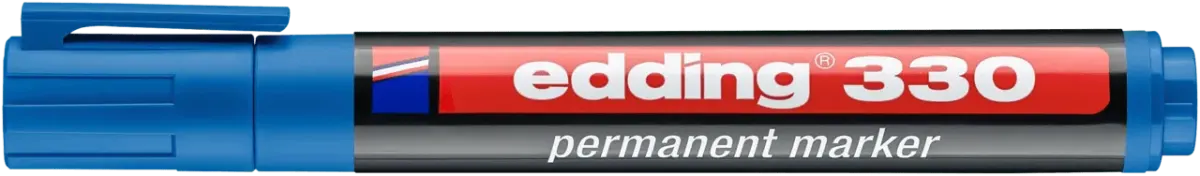 Marcador permanente edding 330 Celeste1