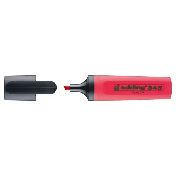 Destacador Edding E-345 Rojo1