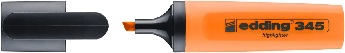 Destacador fluorescente Edding E-345 Naranjo1