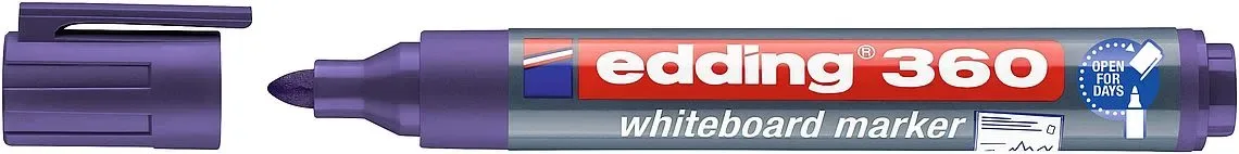 Marcador para pizarras blancas Edding 360 Violeta1