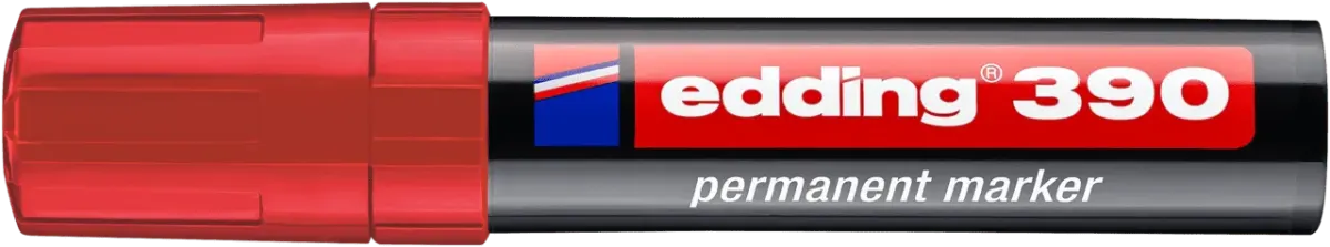 Marcador permanente Jumbo edding 390 ROJO1