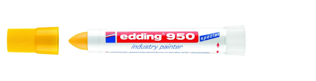 Marcador Edding Industrial Pasta De Color Amarillo E-9501