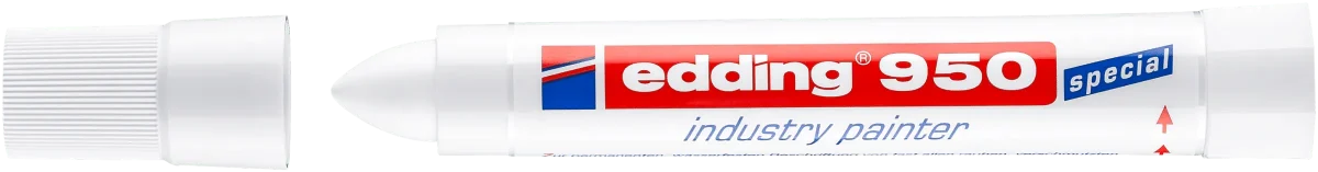 Marcador industrial Superficies duras Edding E-950 Blanco1