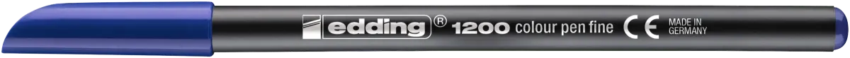 Marcador fibra Edding E-1200 Azul1