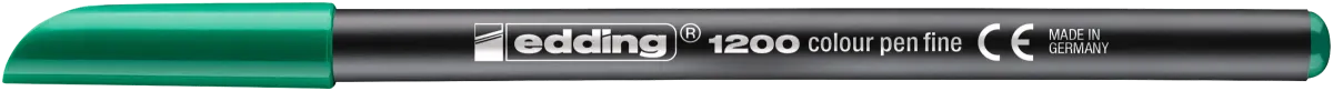 Marcador fibra Edding E-1200 Verde1