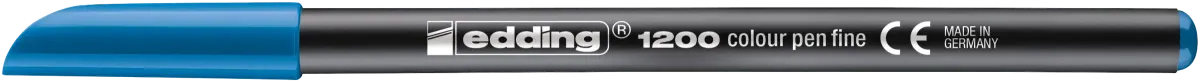 Marcador fibra Edding E-1200 Celeste1