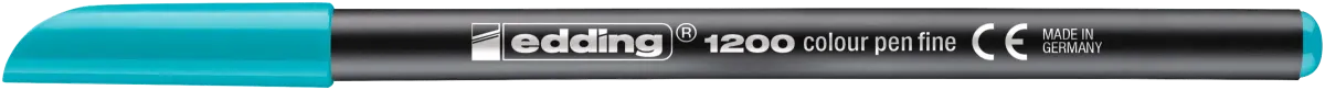 Marcador fibra Edding E-1200 Turquesa1