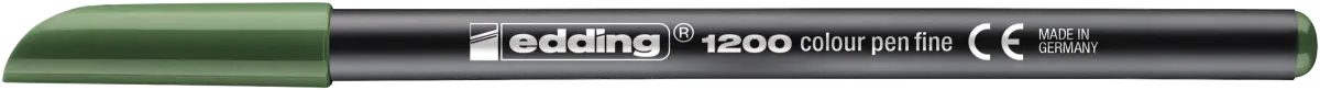 Marcador fibra Edding E-1200 Verde olivo1