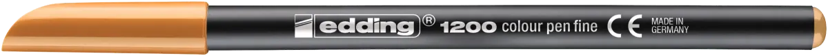 Marcador fibra Edding E-1200 Naranjo claro1