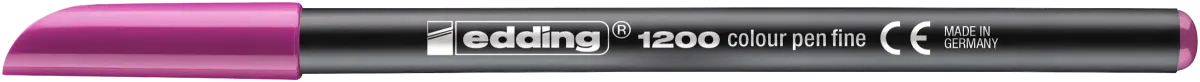 Marcador fibra Edding E-1200 Magenta1
