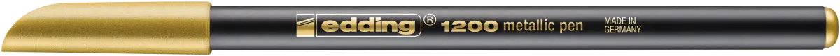 Marcador fibra Edding E-1200 Dorado metalizado1