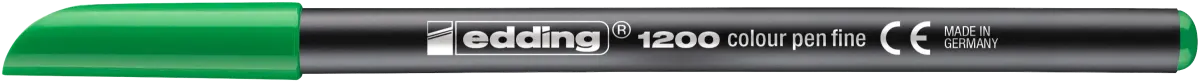 Marcador fibra Edding E-1200 Verde fluor1