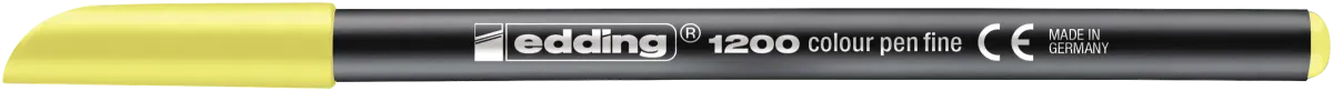 Marcador fibra Edding E-1200 Amarillo fluor1