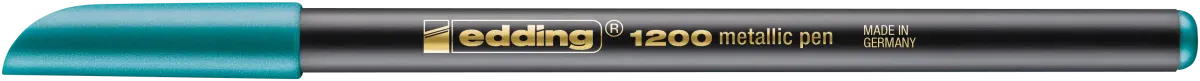 Marcador fibra Edding E-1200 Verde metalizado1