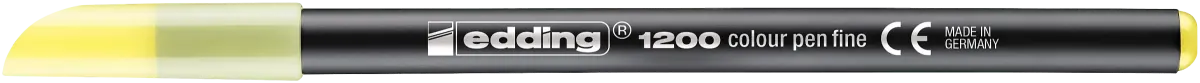 Marcador fibra Edding E-1200 Amarillo Pastel1