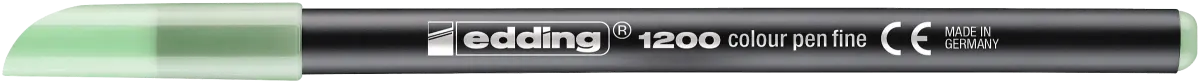 Marcador fibra Edding E-1200 Verde Pastel1