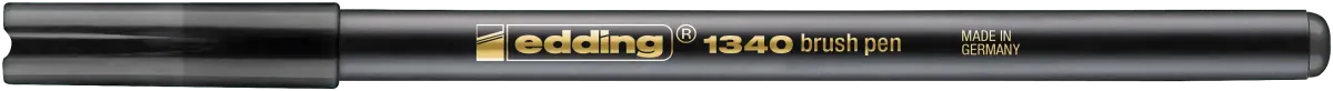 Marcador punta pincel Edding-1340 Negro1