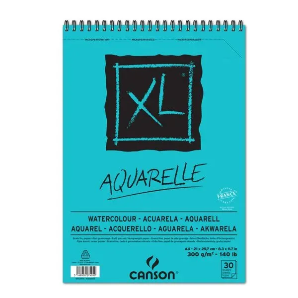 Croquera Para Acuarela Anillada, Marca Cansón, Formato A41