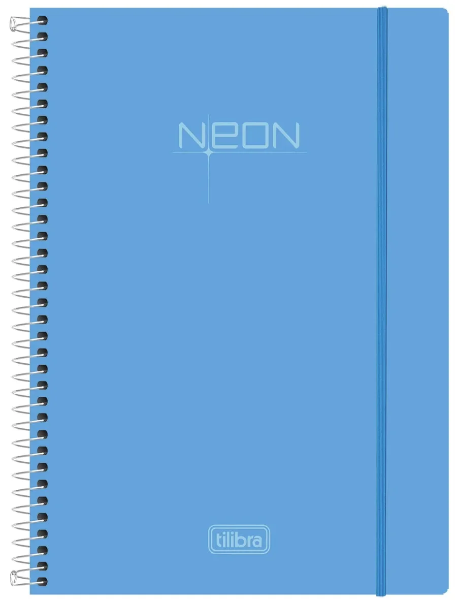 Cuaderno Cuadriculado Neon Con Espiral1
