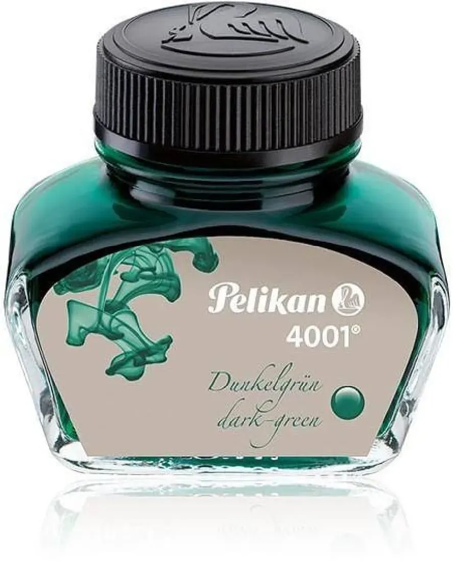 Tintero Pelikan 4001, 62,5ML Color DARK GREEN1