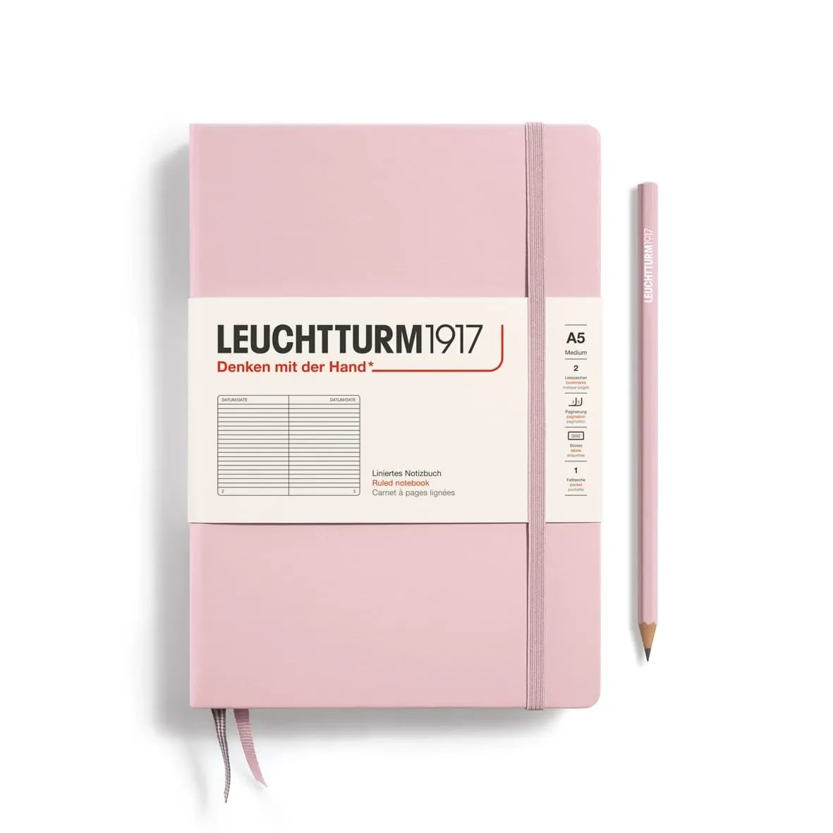 Libreta Leuchtturm1917 tapa dura A5 Li Powder1