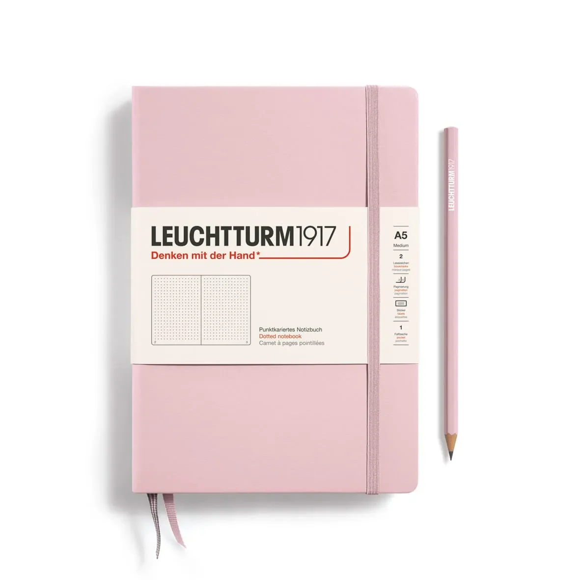 Libreta Leuchtturm1917 tapa dura A5 Pu Powder1