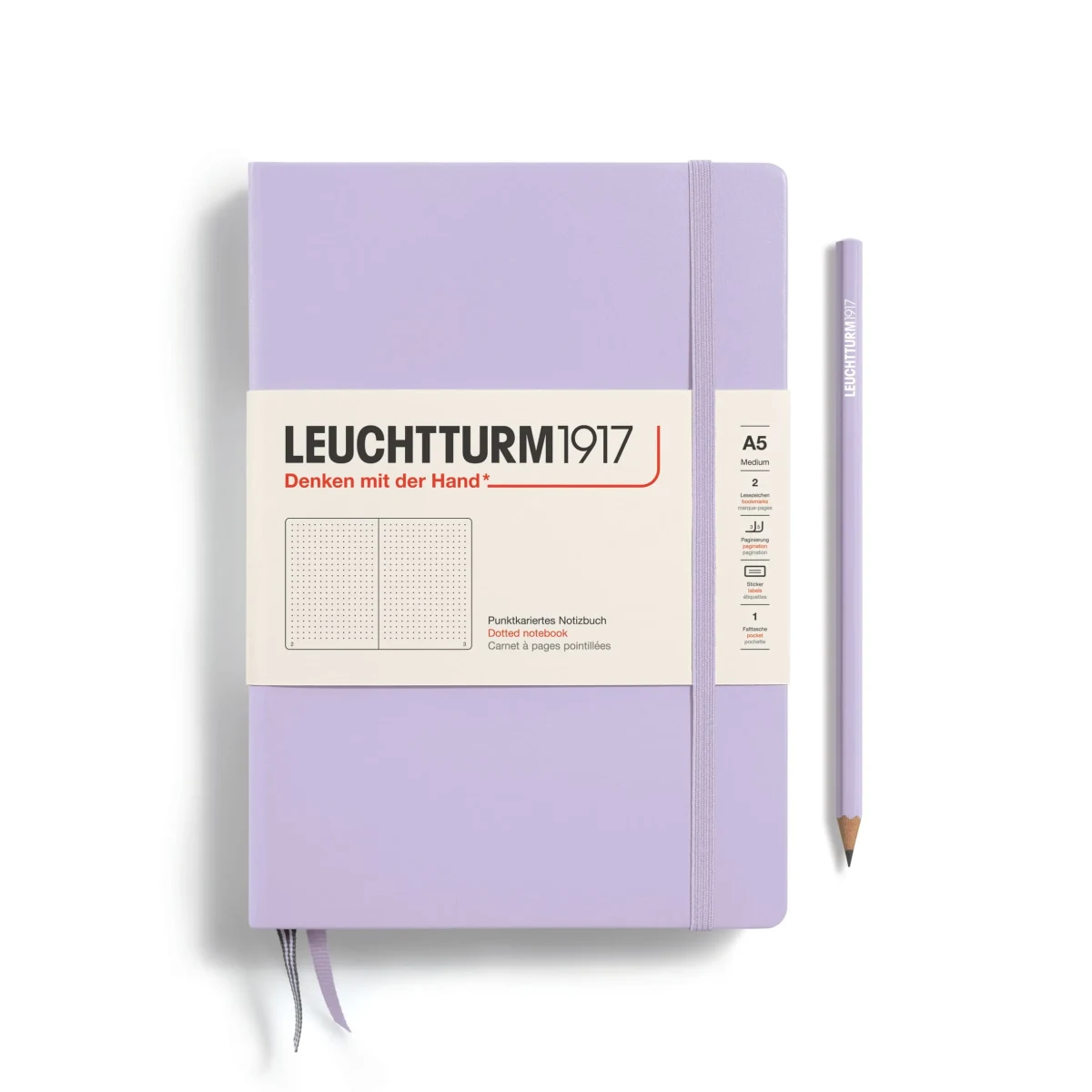 Libreta Leuchtturm1917 tapa dura A5 Pu Lilac1