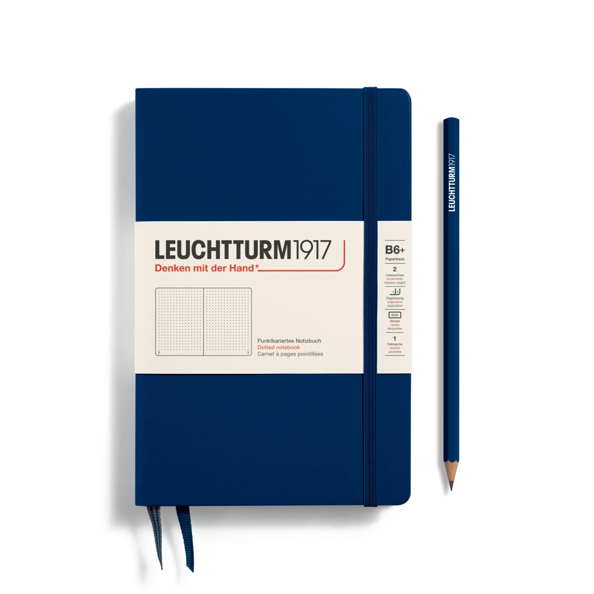Libreta leuchtturm1917 Tapa Dura B6 Navy1