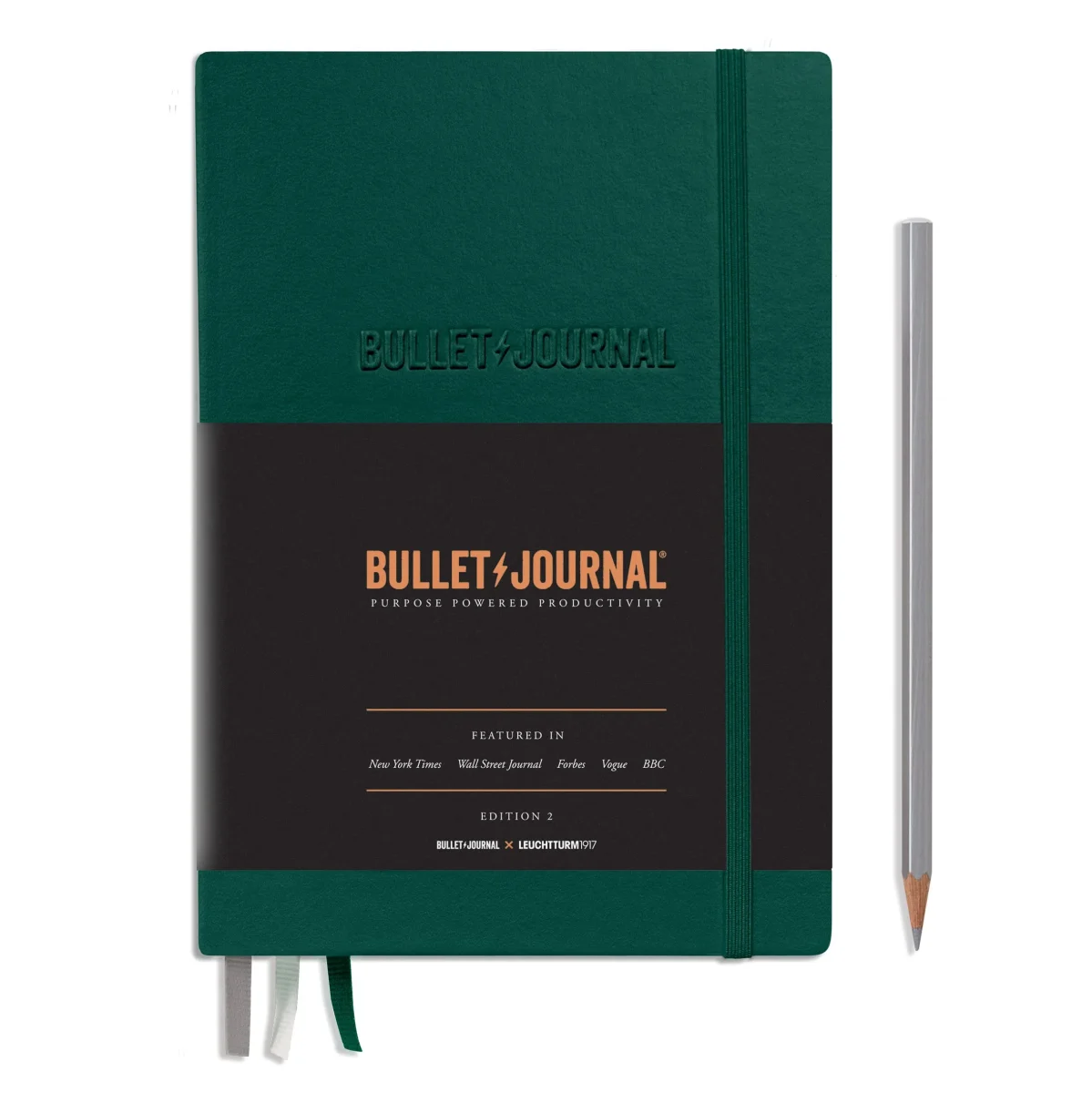 Bullet Journal 2 Leuchtturm1917 Mediano Tapa Dura Green1