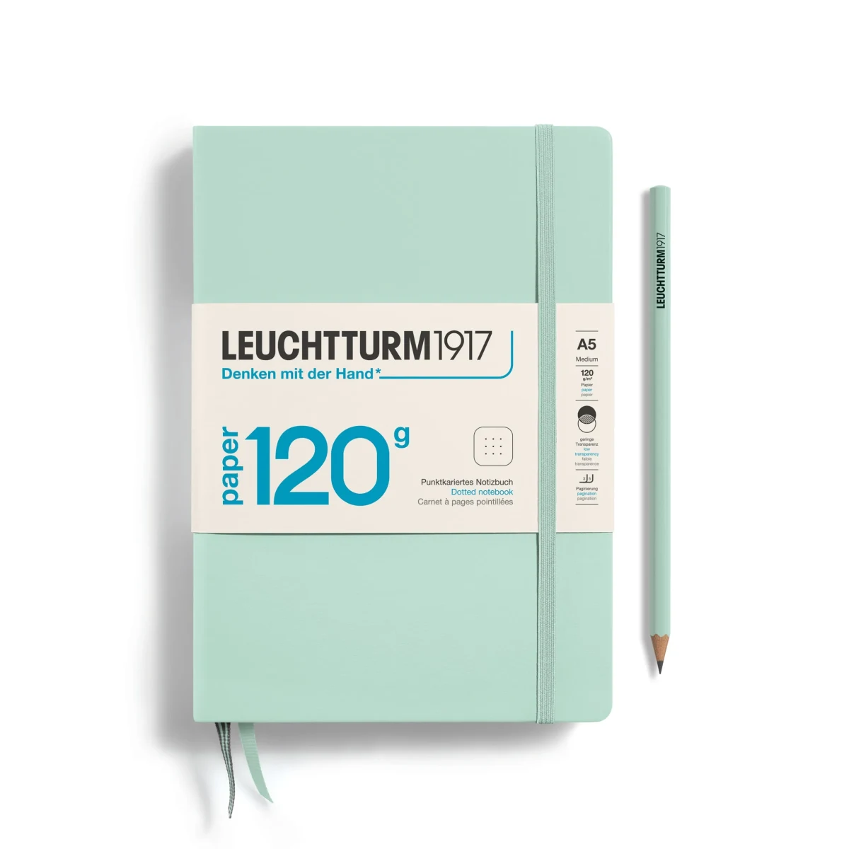 Libreta Leuchtturm1917 Mediana A5 Pu Mint Green1