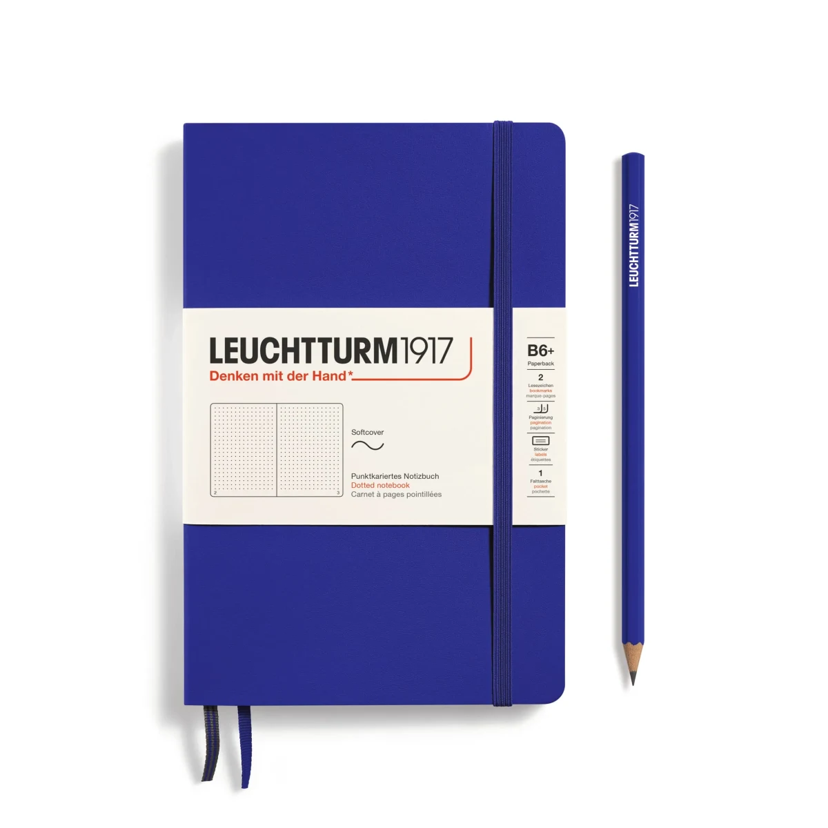 Libreta leuchtturm1917 Tapa Blanda B6 Puntos, Ink1