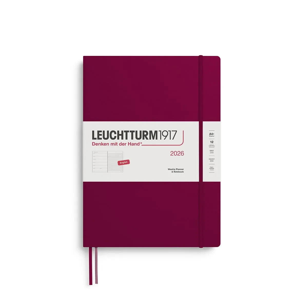 Agenda 2026 leuchtturm1917 Semanal&Cuaderno Máster A4Variado1