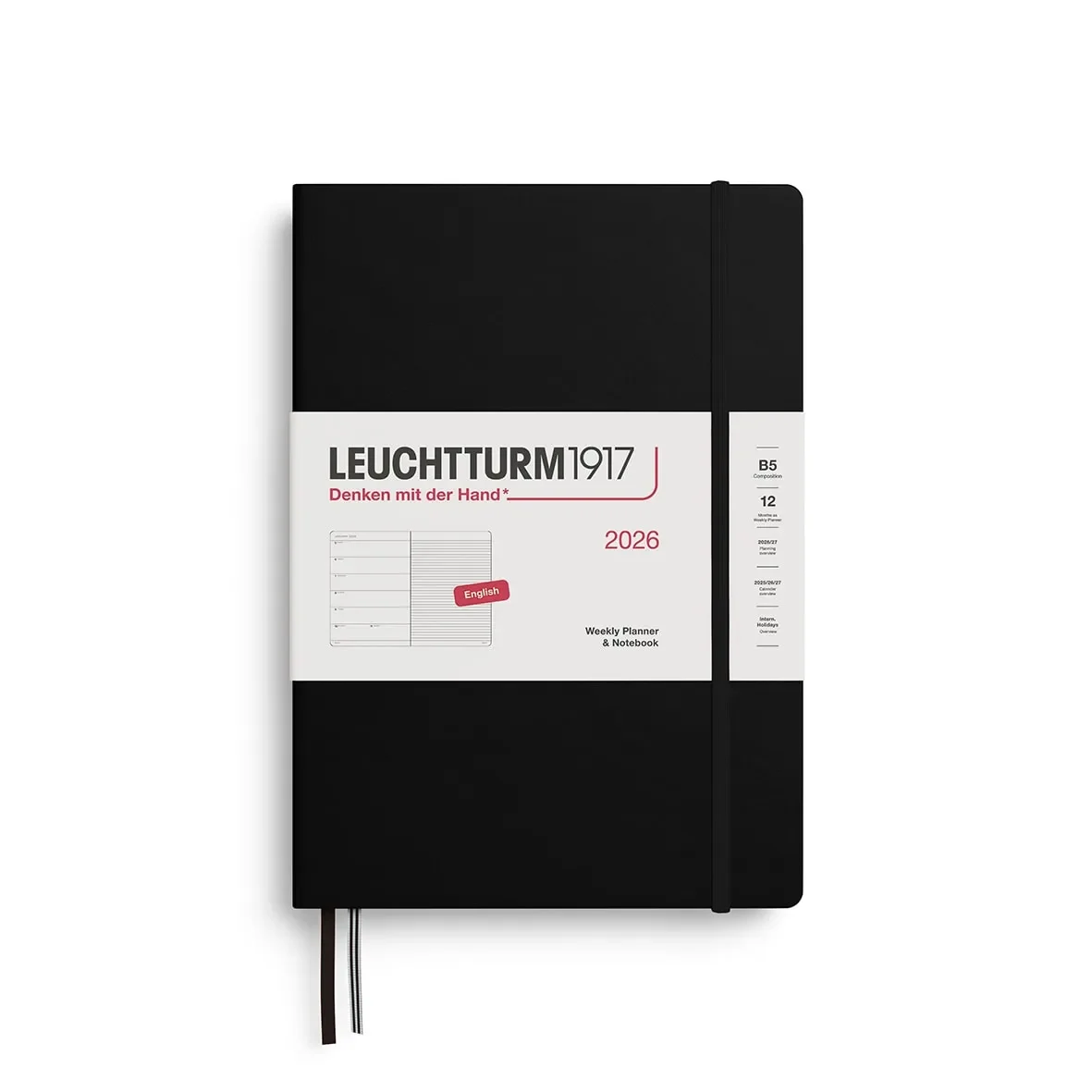 Agenda 2026 leuchtturm1917 Semanal & Libreta Composición B51