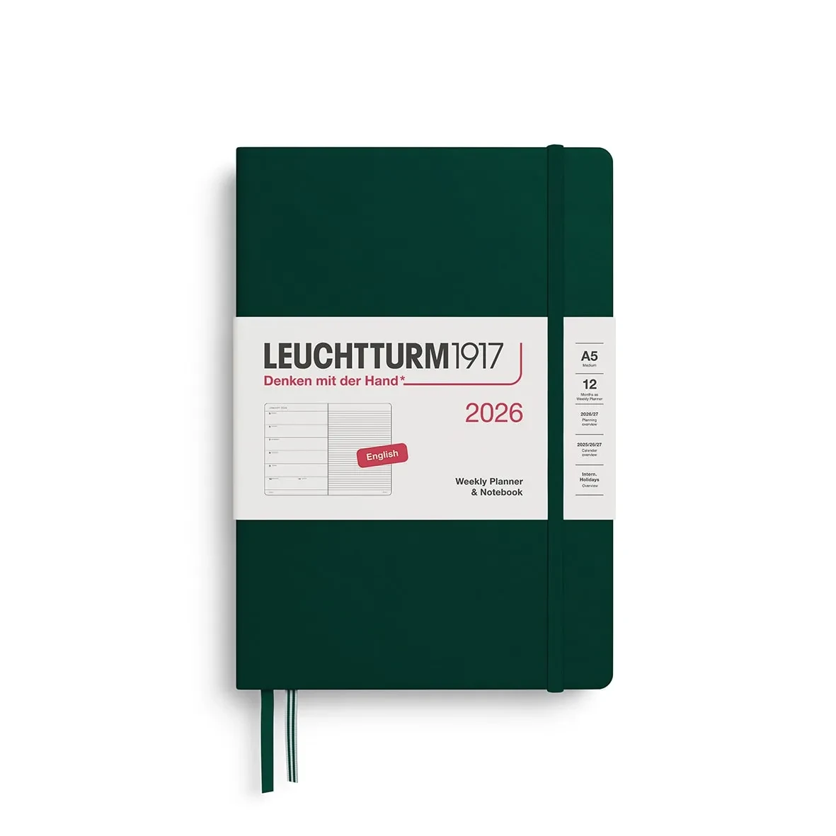 Agenda leuchtturm1917 2026 Semanal & Libreta Mediana_A51