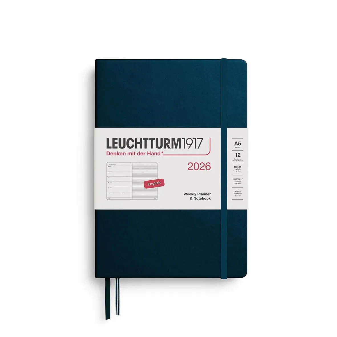 Agenda 2026 leuchtturm1917 Semanal & Libreta Mediana A51