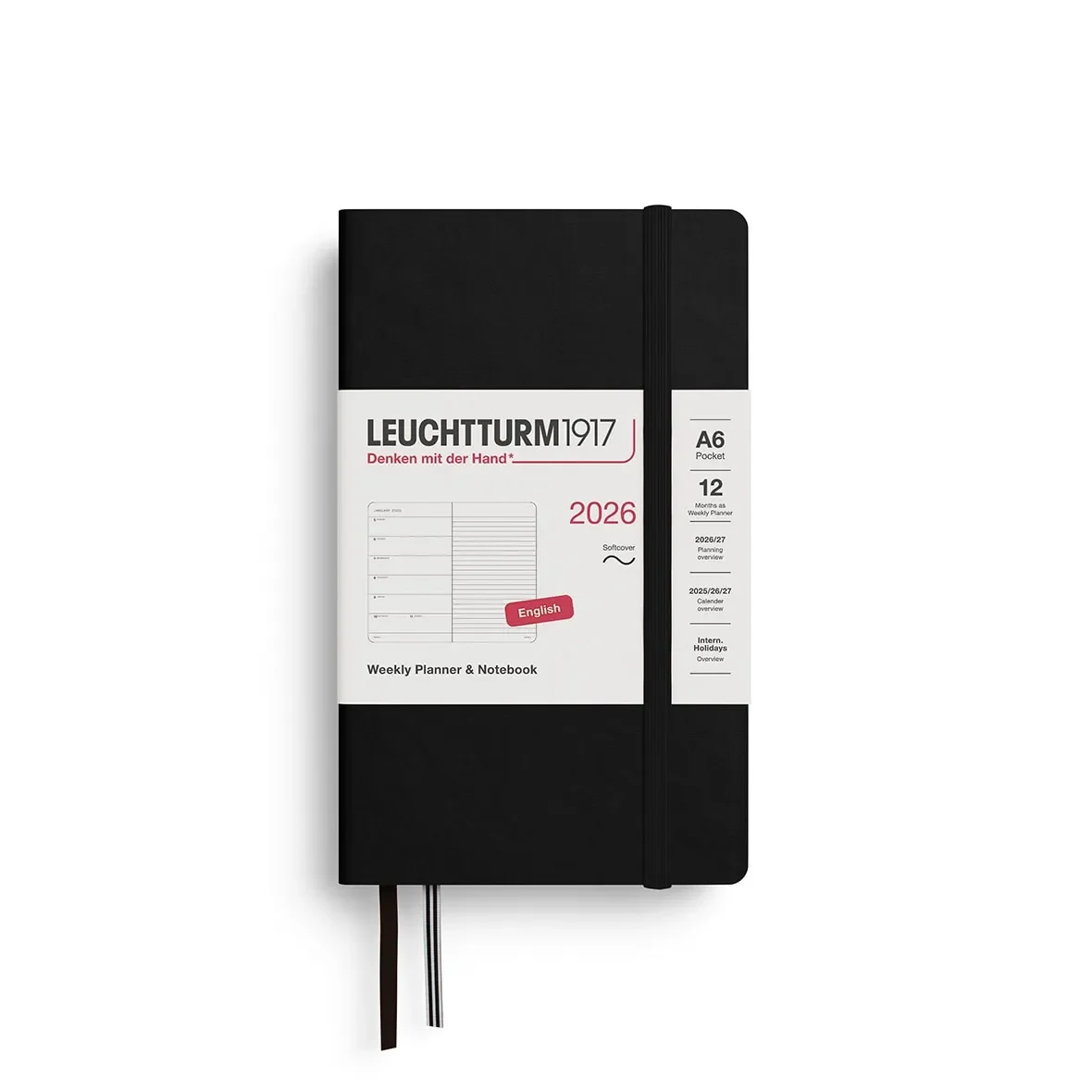 Agenda Leuchtturm1917 2026 Semanal &Libreta Pocket T.Blandas1