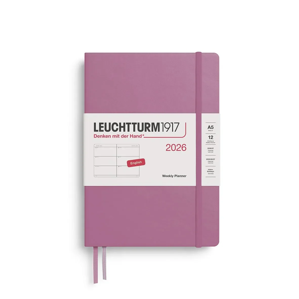 Agenda 2026 leuchtturm1917 Semana Vista Medium A5 T.Blandas1