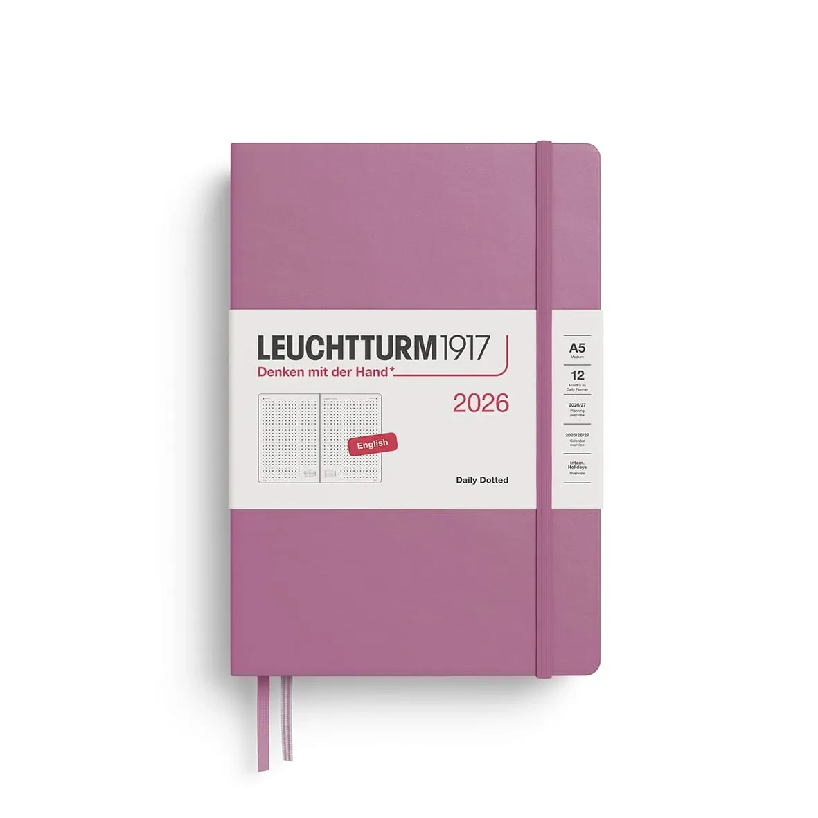 Agenda 2026 leuchtturm1917 Diaria Mediana A5 Puntos1