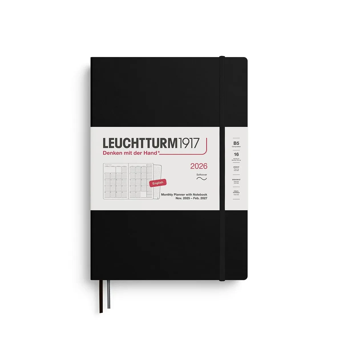 Agenda 2026 leuchtturm1917 Mensual & Libreta B5 T.blandas,1