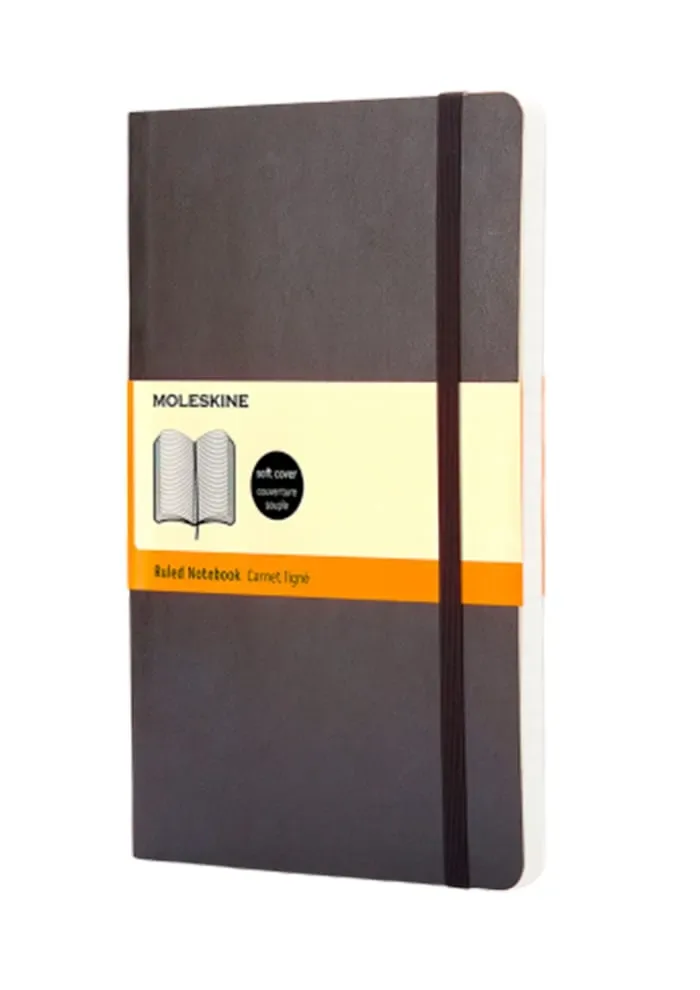 Classic notebook - T. Blanda - Large - Negro - De rayas1