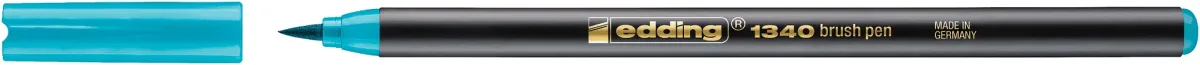 Marcador punta pincel Edding-1340 Turquesa1