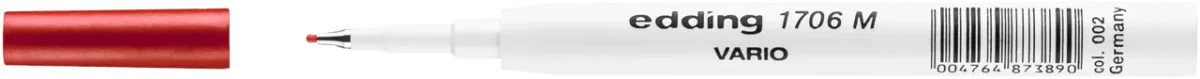 Repuesto Edding E-1702 Tinta Rojo M1