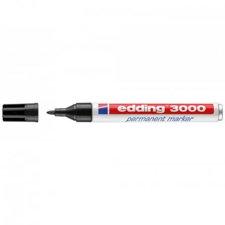 Marcador permanente edding e-3000 Negro1
