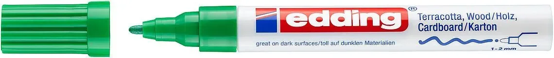 Marcador Decorativo Edding E-4040 Verde1