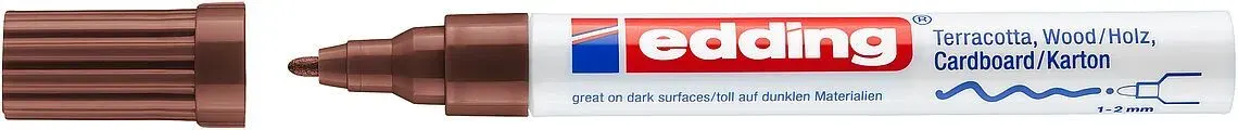 Marcador Decorativo Edding E-4040 Café1