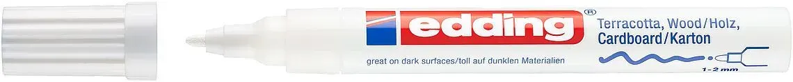 Marcador Decorativo Edding E-4040 Blanco1