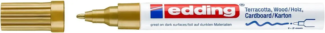 Marcador Decorativo Edding E-4040 Oro1